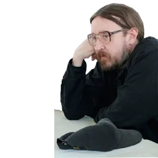 😕 emoji Егор Летов Telegram sticker 5 of 44