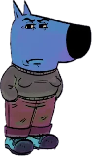 🤨 emoji @dsfaffsd I'm just a chill guy @dsfaffsd Telegram sticker 22 of 73