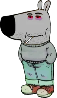 🚬 emoji @dsfaffsd I'm just a chill guy @dsfaffsd Telegram sticker 13 of 73