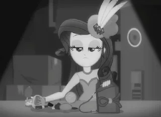 😐 emoji Noir Rarity@islamterrorist Telegram sticker 11 of 12