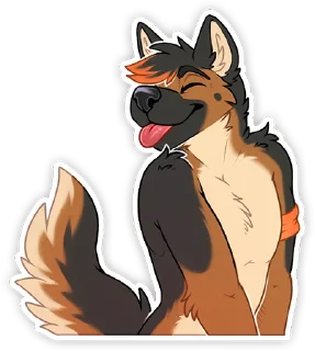 😜 emoji Ergo Shep Telegram sticker 12 of 20