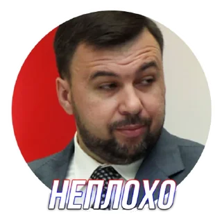 😉 emoji Глава ДНР Telegram sticker 19 of 24
