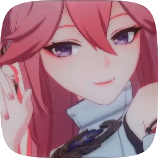 😏 emoji Яэ моя мама Telegram sticker 11 of 50