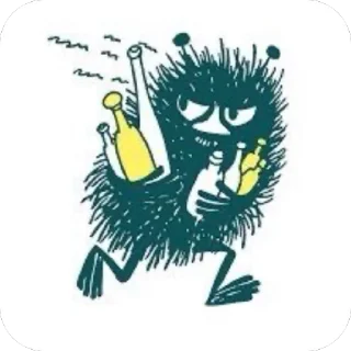 🥂 emoji Мумины Telegram sticker 17 of 35