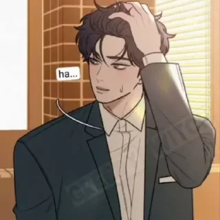 🖤 emoji Ко ын хёк @stickerfrommista Telegram sticker 22 of 30