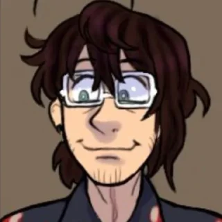 🍆 emoji Vincent Afton Telegram sticker 22 of 34