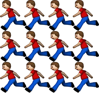 🏃 emoji Больше стиков тут: @stikery4 Telegram sticker 24 of 48