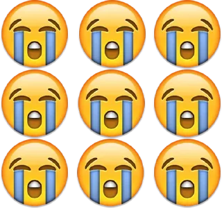 😭 emoji Больше стиков тут: @stikery4 Telegram sticker 10 of 48