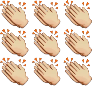 👏 emoji Больше стиков тут: @stikery4 Telegram sticker 23 of 48