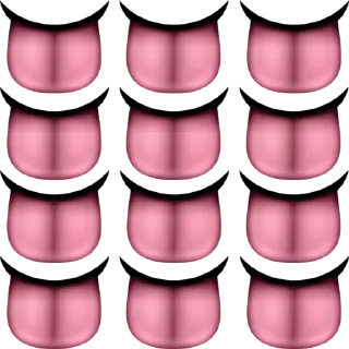 👅 emoji Больше стиков тут: @stikery4 Telegram sticker 19 of 48