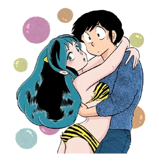 🥲 emoji URUSEIYATSURA @dangokimochi Telegram sticker 16 of 16