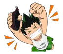 😆 emoji HUNTER×HUNTER Telegram sticker 14 of 104