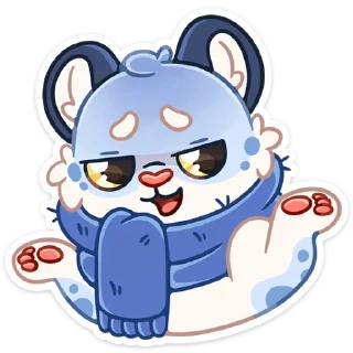 🤷 emoji Барсик (@TgSticker) Telegram sticker 24 of 48