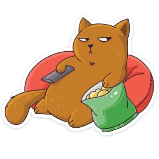 Sticker from Девочка-Панда и Кот Барсик @nyasticks