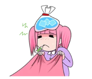 🤒 emoji Menhera chan @kiwiys Telegram sticker 18 of 25