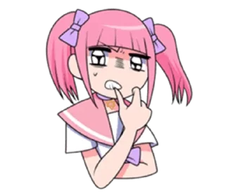 🤬 emoji Menhera chan @kiwiys Telegram sticker 21 of 25