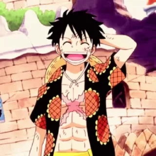 😱 emoji Луффи @one_piece_stiker777 ➡️ @Ctikerubot Telegram sticker 4 of 50