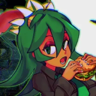 💚 emoji 🖤Фукуа💚 Telegram sticker 16 of 23