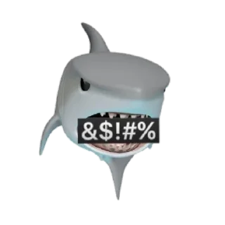 🤬 emoji Акулычи попочки Telegram sticker 7 of 11