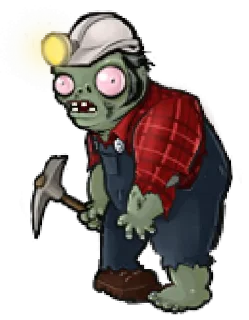 😎 emoji Zombies pvz pack Telegram sticker 10 of 22