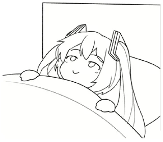 Sticker from Hatsune Miku by @LawKraft