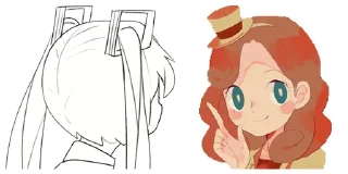 😋 emoji Hatsune Miku by @LawKraft Telegram sticker 13 of 35