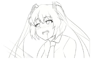 🥰 emoji Hatsune Miku by @LawKraft Telegram sticker 19 of 35