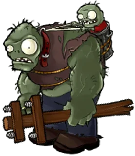 😎 emoji Zombies pvz pack Telegram sticker 15 of 22