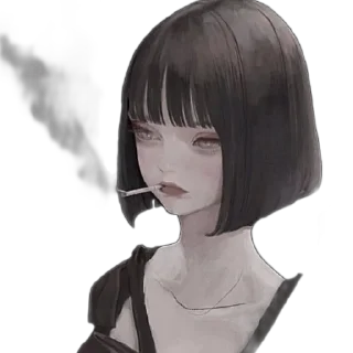 Sticker from void