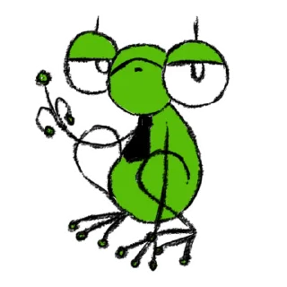 🖕 emoji Hydrogen Frog -> @HydrogenFrog Telegram sticker 14 of 39