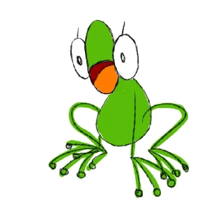 😱 emoji Hydrogen Frog -> @HydrogenFrog Telegram sticker 5 of 39