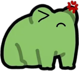 🌟 emoji Frog Telegram sticker 10 of 14