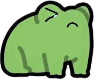 🌟 emoji Frog Telegram sticker 8 of 14