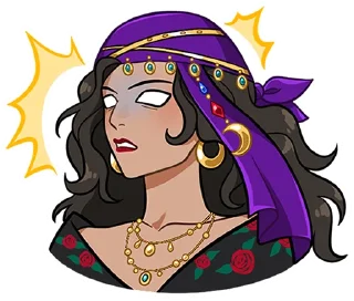😧 emoji Сабина без текста @stickers_vk Telegram sticker 6 of 49