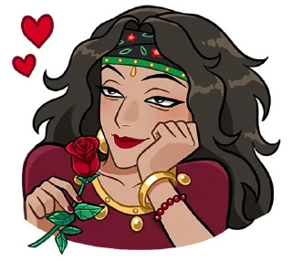 😏 emoji Сабина без текста @stickers_vk Telegram sticker 23 of 49