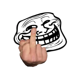 ✋ emoji Трололо/ АВТОР ПАКА ВУЛЬФ(ВОЛЬФРАМ) Telegram sticker 10 of 40