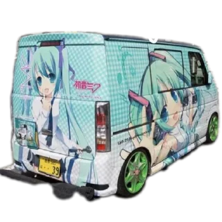 🚚 emoji My Miku🩵🤍 Y Telegram sticker 12 of 48