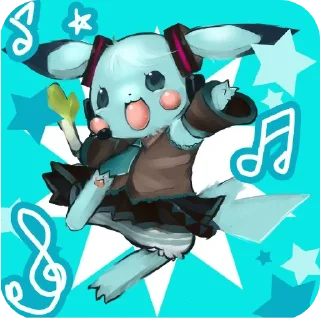 😝 emoji My Miku🩵🤍 Y Telegram sticker 16 of 48