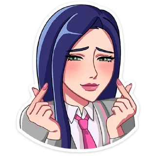 😠 emoji Кира от @TgSticker Telegram sticker 4 of 49