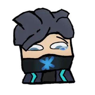 😩 emoji PIN Blockman go | @xKris_STK Telegram sticker 22 of 41