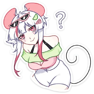 #️⃣ emoji Мауси и Рен на каникулах | @Stick4Gram Telegram sticker 21 of 48