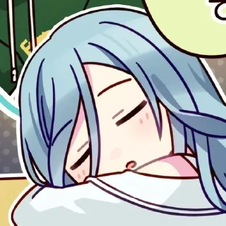 😴 emoji Шизуку ➡️ @Ctikerubot Telegram sticker 12 of 35