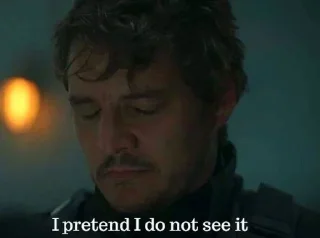 🙈 emoji Pedro Pascal Telegram sticker 21 of 62