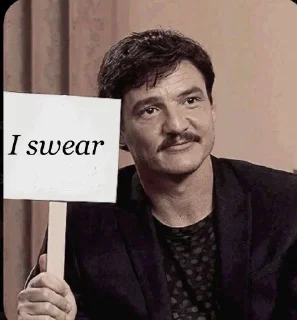 😇 emoji Pedro Pascal Telegram sticker 22 of 62