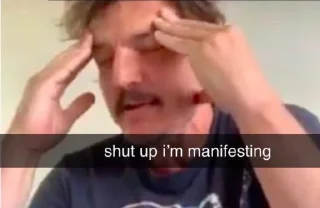 🤫 emoji Pedro Pascal Telegram sticker 20 of 62