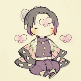 Sticker from Шинобу Кочо. @Douma_Demon