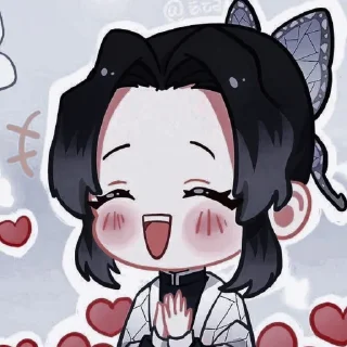 Sticker from Шинобу Кочо. @Douma_Demon