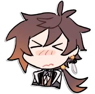 🥵 emoji Tartali [Genshin impact] by raintides @keiriststicks Telegram sticker 11 of 23