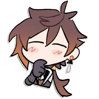 ☺️ emoji Tartali [Genshin impact] by raintides @keiriststicks Telegram sticker 9 of 23