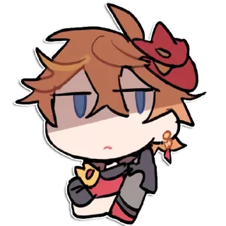 😡 emoji Tartali [Genshin impact] by raintides @keiriststicks Telegram sticker 17 of 23